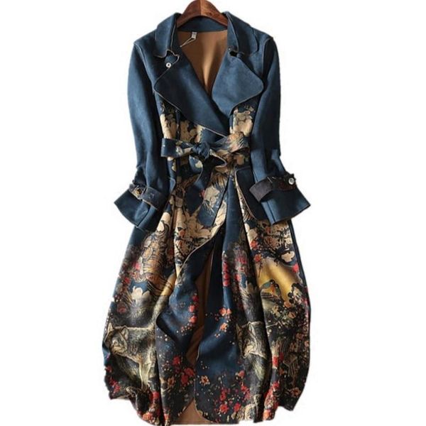 

women's trench coats autumn and winter suede long-sleeved coat women plus size, Tan;black