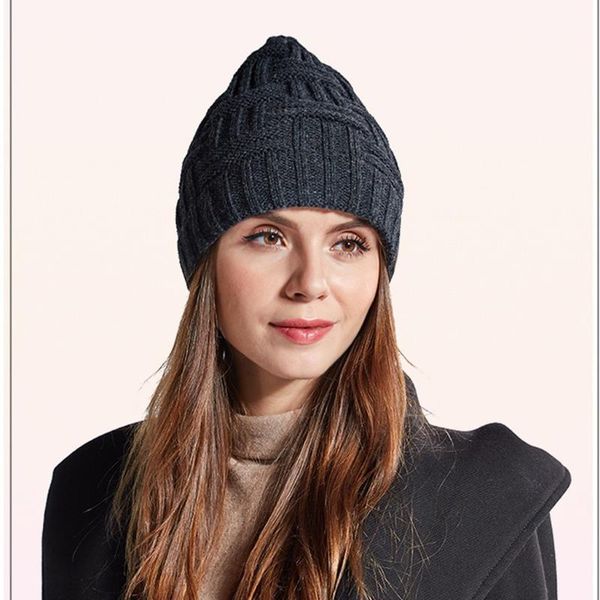 

fashion beanie hat bluetooth knitted hat stereo call wireless headset music winter outdoor sport bluetooth earphone, Blue;gray