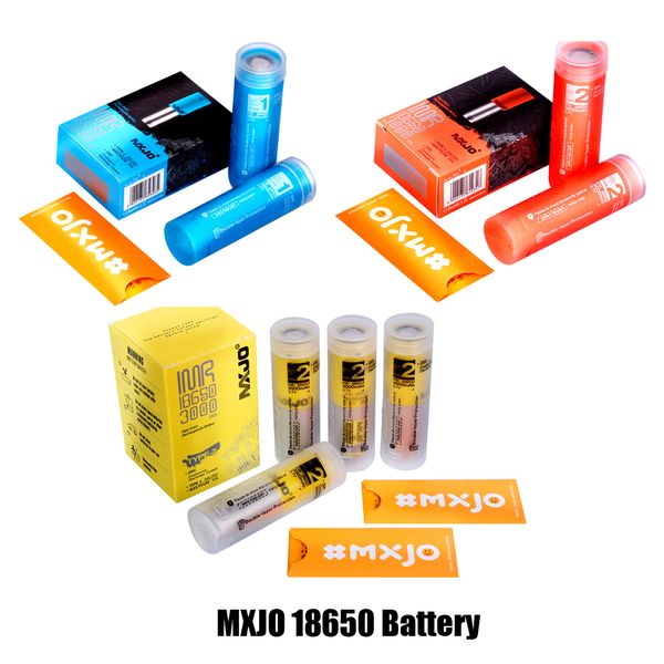 

authentic mxjo imr18650 battery type 1 2 red blue yellow skin imr 18650 lithium battery 3500mah 20a 3500mah 35a vape battery 100% original