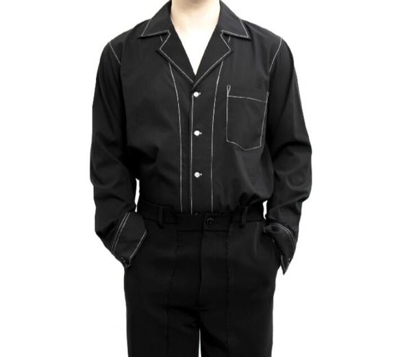 

s-6xl hot summer 2019 для мужчин новой моды персонализированной большого размера настройка отворот прессованной white line сыпучей ретро кла, White;black