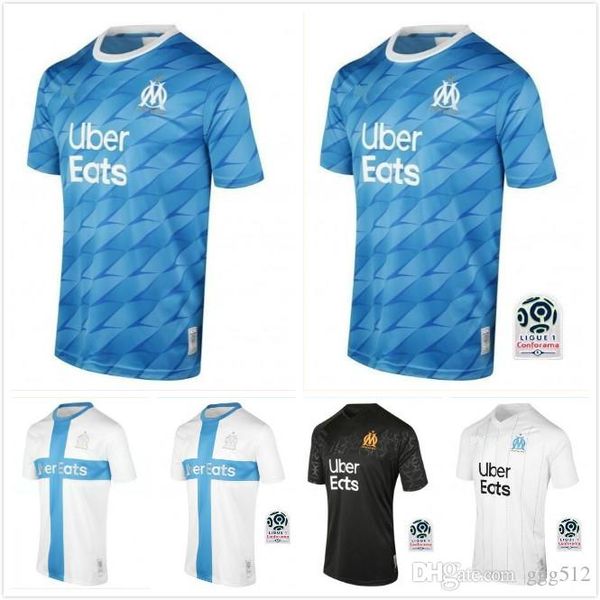 

man + kids kit 19 20 олимпик benedetto футбол джерси 2020 om marseille майо de foot пайе .gustavo thauvin футбол рубашка, Black;yellow