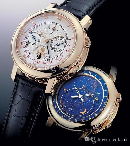 

Automatic watche mechanical luxury brand bu ine port ky moon leather band pp men dre watch man wri twatch original cla p