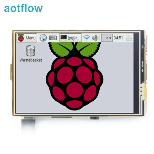 

3,5-дймовй tft жк-мониоѬ диплей еноѬнй кѬан дл raspberry pi 3 2 модел b raspberry pi 1 мод
