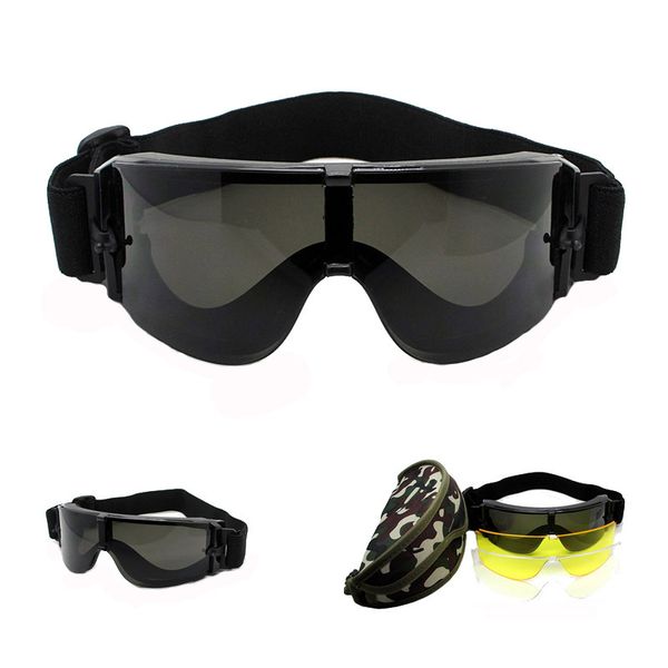 

tactical goggles army goggles x800 sunglasses men for shooting paintball wargame motorcycle windproof glasses