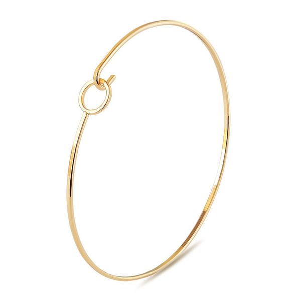 

european and american foreign trade simple natural geometric triangle circle bracelet simple temperament, Black