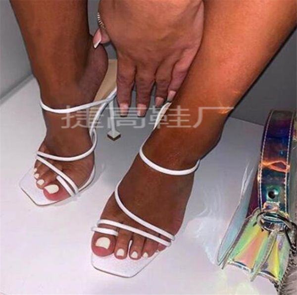 

fashion summer sandals stiletto heels for women high heels ph-cfy20061840, Black