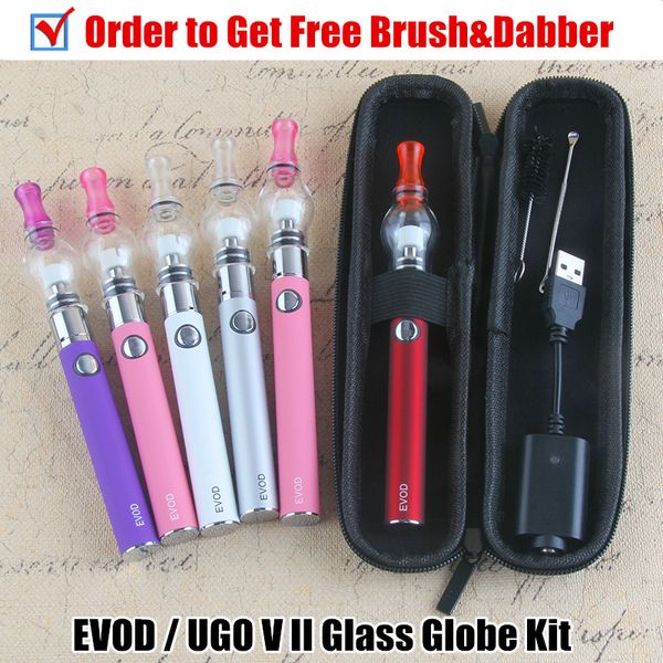 DAB Vape Wax Dome Vaporizer Kit E Cigarette Globe Tank 650MAH 900MAH 1100 мАч