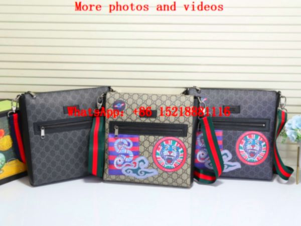 

высокое качество дизайн 547751 размер: 27x28x8.5cm embroideryr натуральной кожи hanbags сумка человек сумки кошелек backbags подарок
