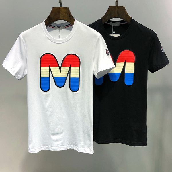 

100 cotton x65 more color men men women women moncler ummer logo print fa hion hirt hoodie uit tee whole ale