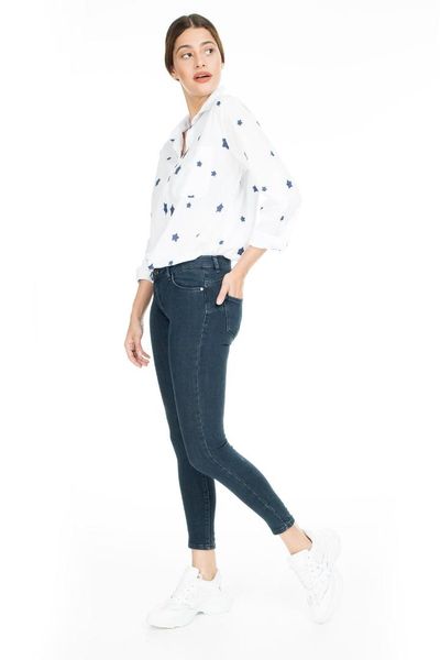 

lela normal waist skinny jeans women denim pants 8507f343paula, Blue