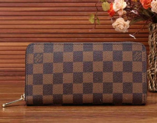 

brand new paris style designer women mens wallet famous women holders pu leather multiple long zippy wallet no box, Red;black