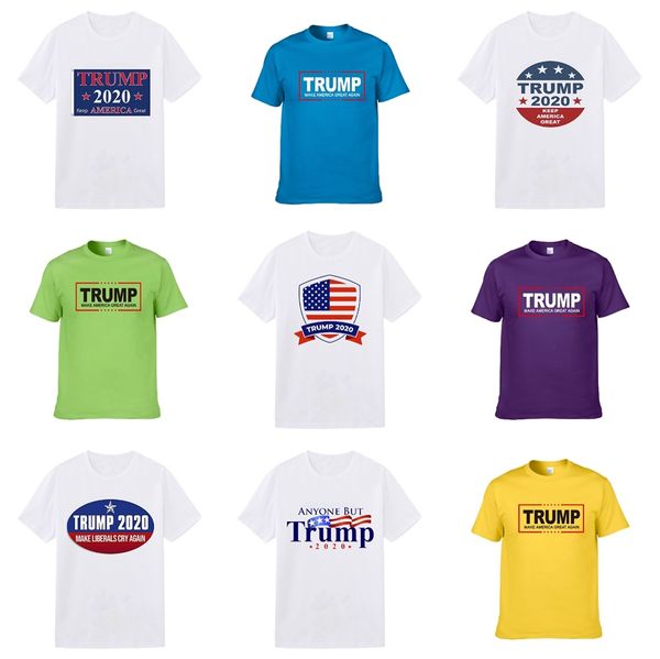 

2020ss designer shirt men's summer short-sleeved shirt trump t-shirt luxury men's trump t-shirt m-3xl large size trump t-shirt bra, White;black