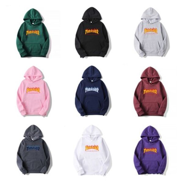 

men designer fashion hoodies brand letter printing pullover 2020 new arrival casual loose sweatshirts 40 colors men hiphop style hoodies, Black