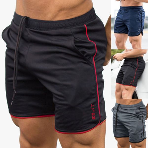 

boy quick dry swimming shorts men's casual sports short cotton soft gym fitness jogging summer outdoor running sport wear shorts, Black;blue
