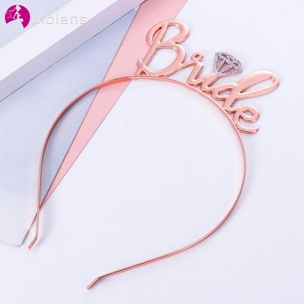 

molans diamond shape metal word headband solid hair accessories hair bands hoop fashion cute wedding headdress headwear 2020
