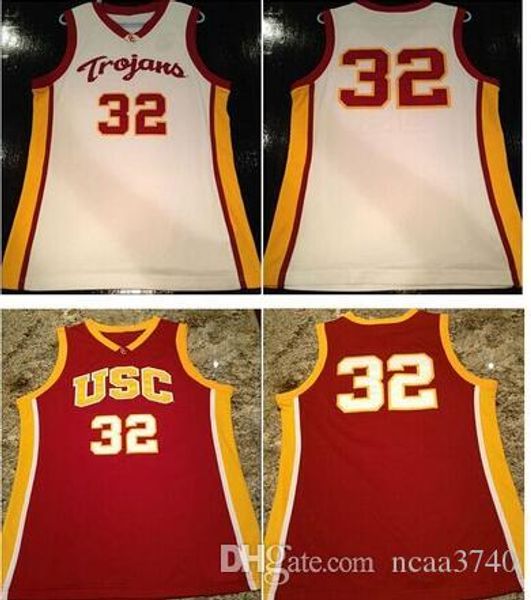 

custom men youth women usc trojans # 32 oj mayo southern california basketball jersey size s-4xl or custom any name or number jersey, Black