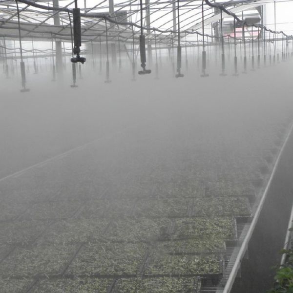 

garden supplies adjustable 5-head micro-irrigation system fog cooling nozzle flower (gray)