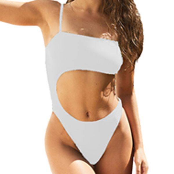 

2020 swimsuit one piece swimwear women black white monokini bathing suits one-piece swimming bodysuits female beach swim wear