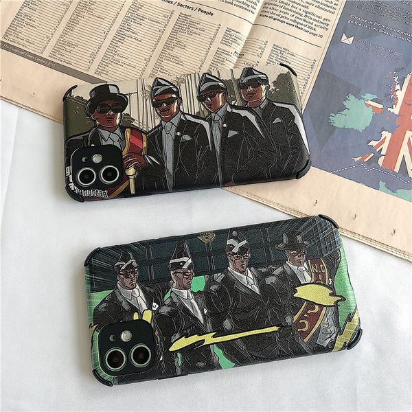 

Fashion iphonex case11pro Max carry coffin iphonex brother 8plus trend new xr 8/8P 7/7P suitable for silicone mobile phone protection case
