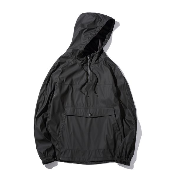 

new fashion autumn men's pu leather hoodies men jacket tracksuits winter men slim fit front pockets sweatshirt, Black;brown