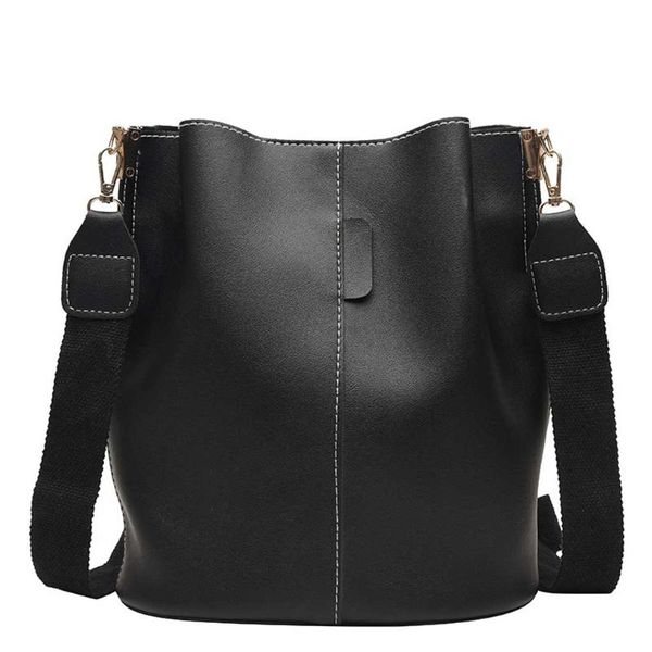 

designer women handbags pu bucket shoulder bags female larger capacity crossbody messenger bags girls torebki damskie #t2g