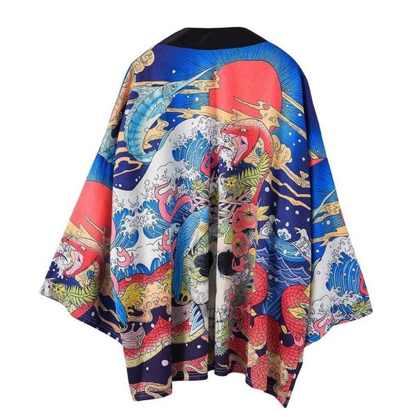 

mens kimono shirt yukata haori samurai kimono jacket men haori yukata male samurai costume clothing new japanese kimono cardigan, Black;brown