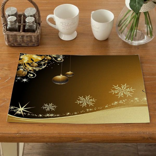 

fuwatacchi dining table insulation mat solid placemat polyester non-slip mats kitchen accessories decorative home mat coasters