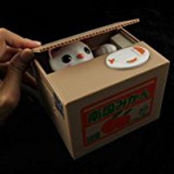 

dragonpad кража монет cat копилка - белый китти