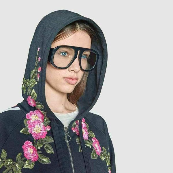 

2020 new mens womens oversize crystal square sunglasses oversized square frame sun glasses woman 0152/s, White;black