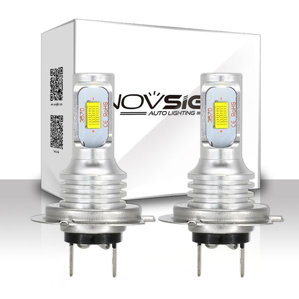 

novsight h7 1800lm автомобильные светодиодные противотуманные фары play and plug для автоматического вождения противотуманные фары белый све