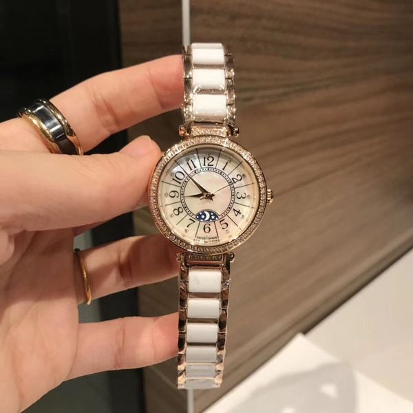 

women watches quartz movement 316l stainless steel watchcase waterproof wristwatches women wristwatches, Slivery;brown