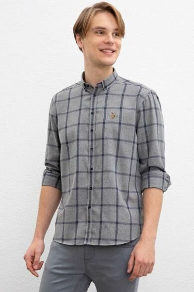 

u.s. assn. square regular shirt, White;black