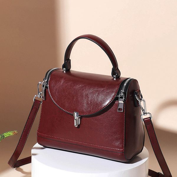 

women's bag 2019 new type leather skew bag lady's single shoulder skew