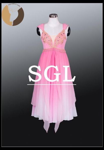 

girls pink ballet tutu long skirts chiffon skirt dance costumes fow show fairy wear romantic tutu for show at1161, Black;red