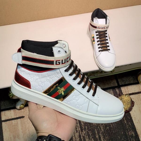 

new italy luxury designers men shoes casual sneakers breathable recreational men shoes outdoor footwears with original box lo-sneakers, Black