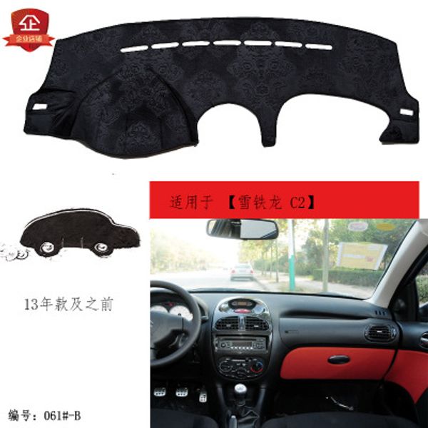 

puou for c2 special car dashboard composite bamboo charcoal light mat insulation mat sunshade pad ing