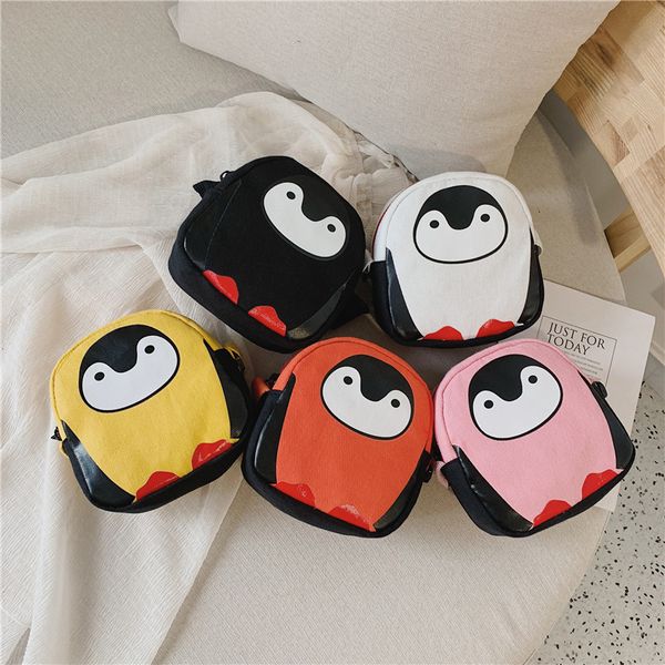 

korean-style children's bag 2019 summer new style cartoon faceless men's purse casual adorable baby versatile shoulder bag