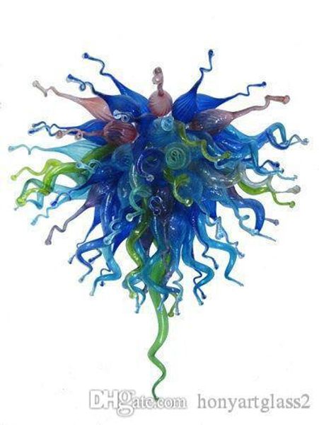 

lr387-wholesale turkish style blown glass chandelier hanging led decorative murano glass art chandelier for home decoration