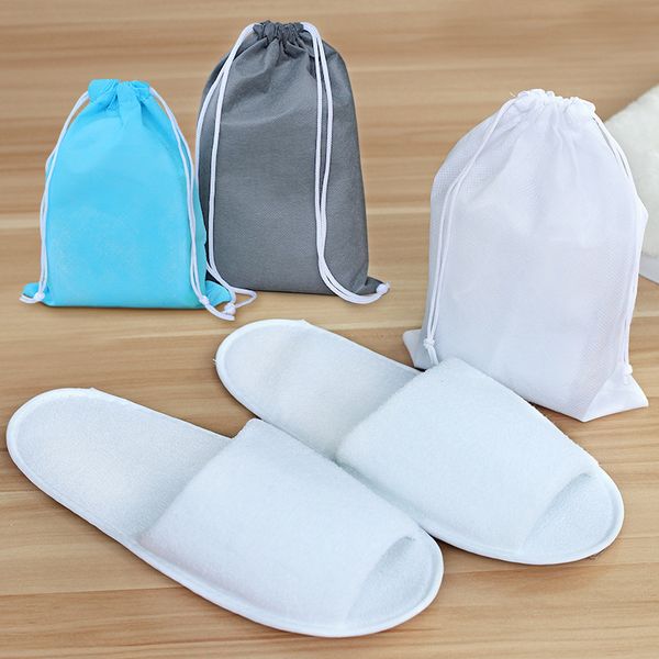 

traveling portable folding slippers, men and women travel standing, non-disposable slippers, home l standing, Blue;gray