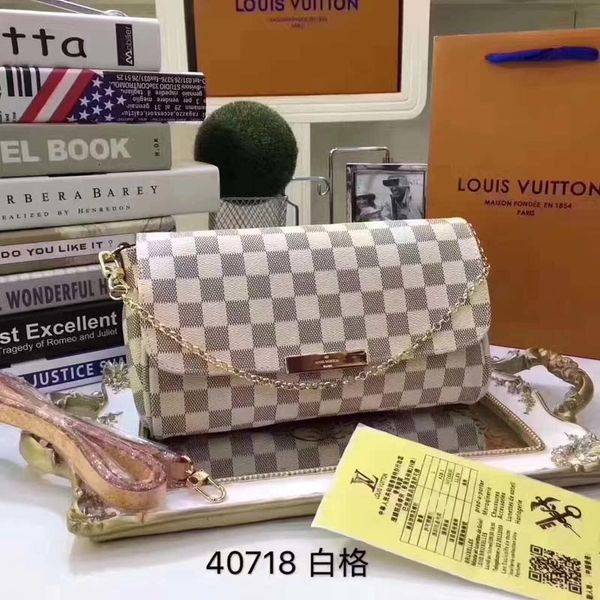 

#6955 5a eva shoulder bags luxury l plaid women wallet fashion shows exotic bag clutches leather woman evening chain wallets v purse