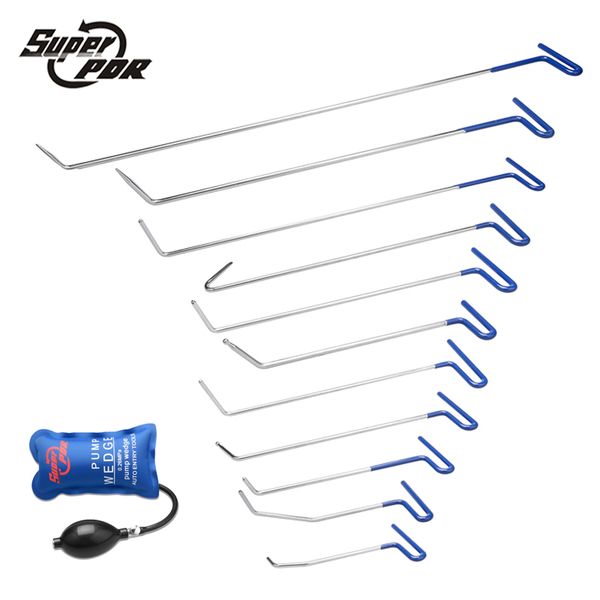 

pdr car body dent damage repair tools crew bars pump wedge