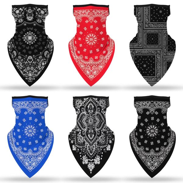 

2ruwr дышащая маска для лица многофункциональный шарф открытый шарф спорт велоспорт шеи бандана велосипед анти-уф оголовье ветрозащитный, Black