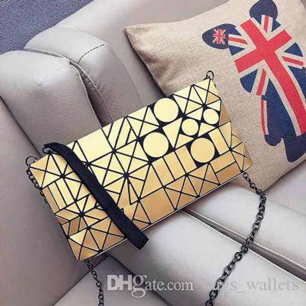 

2019 волочения сумки женщин цепи лоскутная решетки плеча crossbody сумки шаблоны сумка геометрические