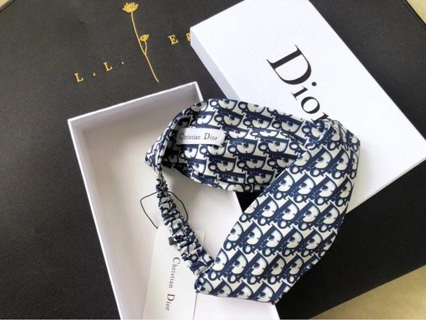 

2020 designer 100% silk headband hair casual bands for women headbands ing, Silver