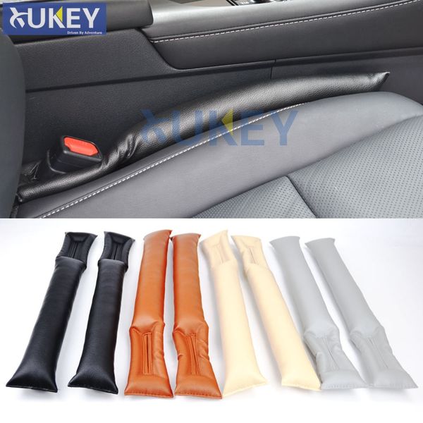 

car seat gap anti leak drop pads 2pcs leather auto pad mat ser kit filler seat spacer cushion cover armrest styling