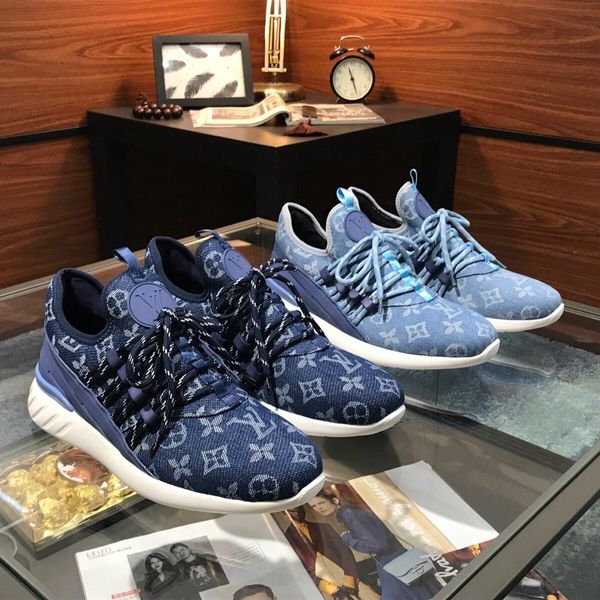 

k1 fashion casual shoes sports shoes men's sneakers comfortable breathable knitted uppers original box packaging zapatos hombre, Black