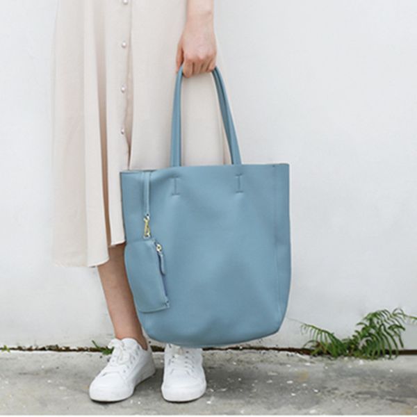

bag women handbag tote bag head layer cowhide briefcase casual leather large capacity female shoulder computer ladies