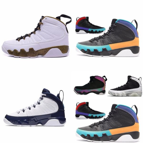 

in stock 9 9s dream it do it unc mvp melo mens basketball shoes la og space jam men bred black anthracite sports sneakers designer eur 40-47
