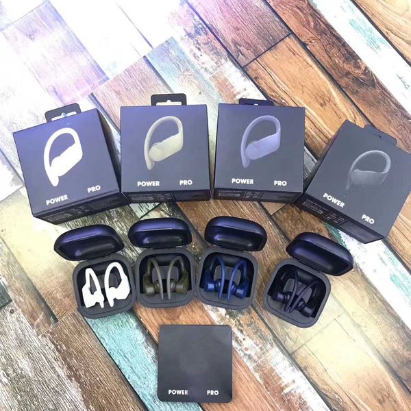 

designer tws headphone brand wireless bluetooth ear hook earphones sports style headset with charing compartment 4 color available