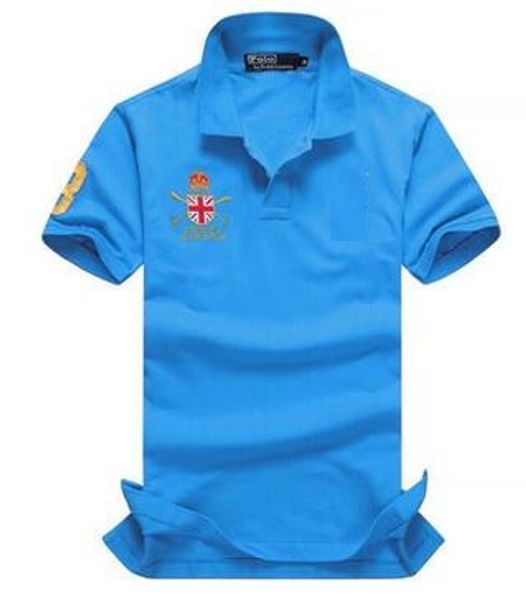 

hot's Мужская рубашка поло Твердые рубашки поло Мужчины Роскошные рубашки поло с ко